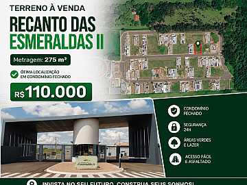 Terreno em Condomínio - Venda - Parque das Esmeraldas II - Marília - SP